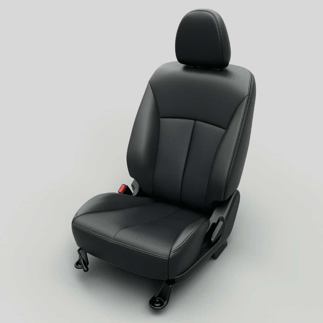 Luxurious front seats